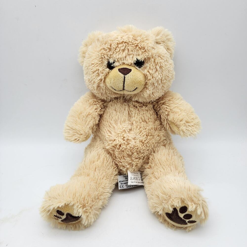 The Bear Factory Teddy Bear Plush 10" Cream Fur Sewn Paws Stuffed Animal 2023